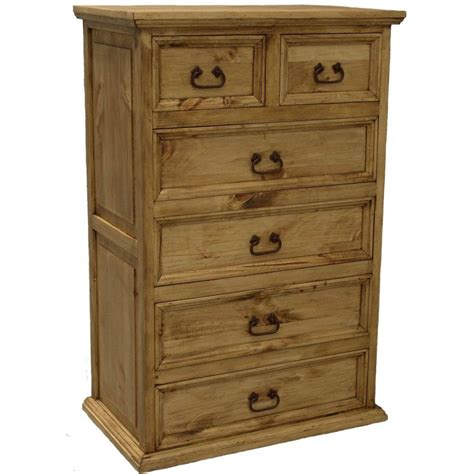 6 drawer rustic pine tall boy | Rustic dresser, Rustic furniture outlet, Rustic chest