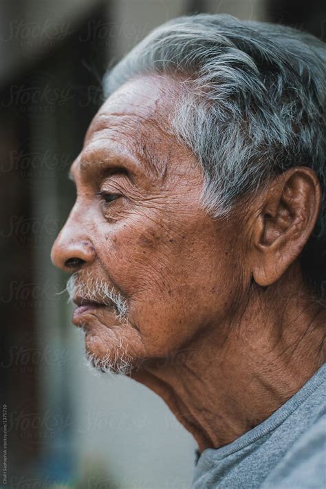 Asian Old Man By Stocksy Contributor Chalit Saphaphak Stocksy
