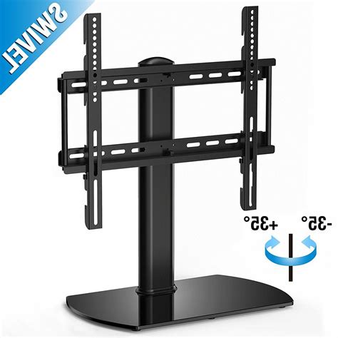 Fitueyes Universal Tv Stand Base Swivel Tabletop Tv