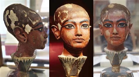 Head Of King Tutankhamun As A Child That Reveals His Black Descent