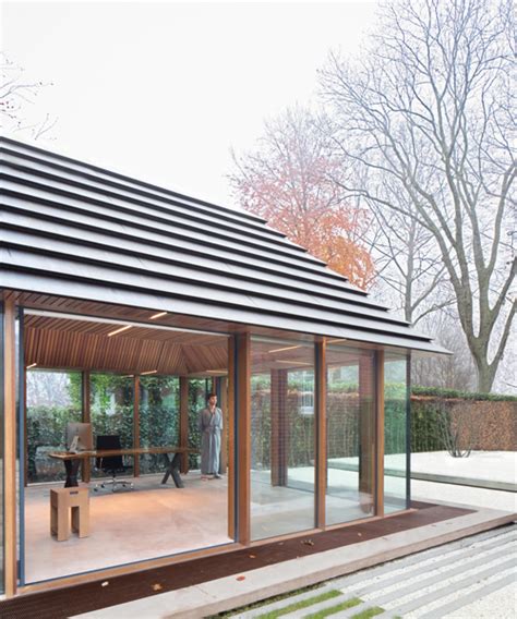 Modern japanese style house with a mature terraced garden design. a japanese style retreat in northern europe adds new life ...
