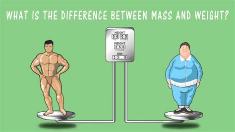 What Is The Difference Between Mass And Weight Youtube