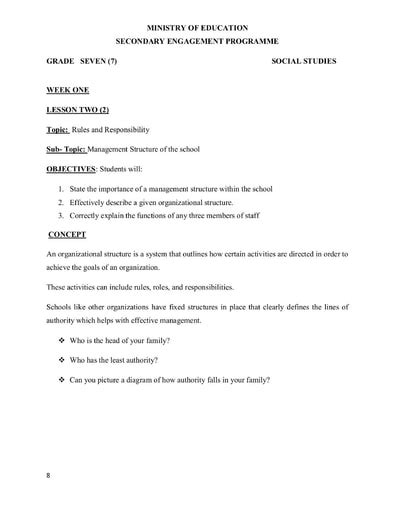 Grade 7 Worksheets Social Studies