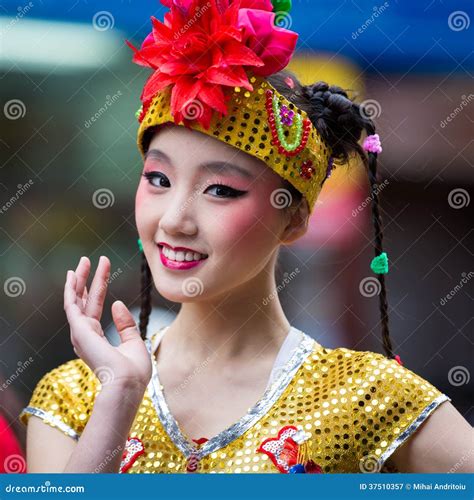 Belle fille chinoise photographie éditorial Image du tradition