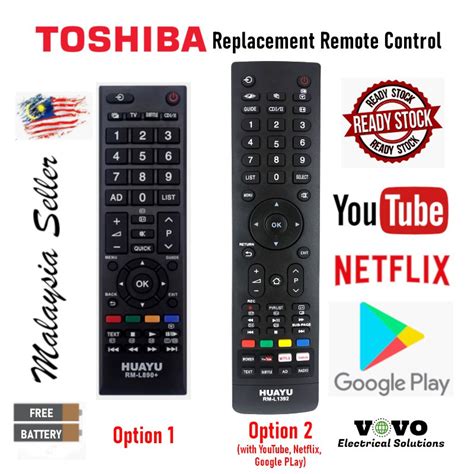 Universal Toshiba Lcd Led Tv Replacement Remote Control Shopee Malaysia