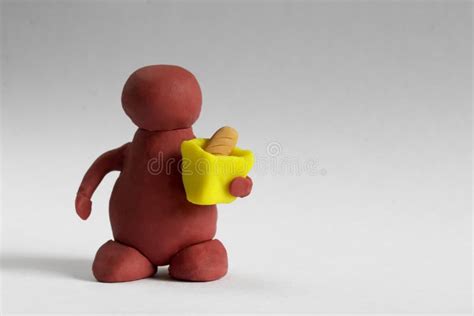 Plasticine Man Stock Image Image Of Food Hand Brown 10270681