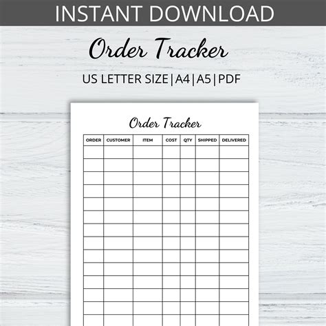 Small Business Order Tracker Printable Printable Word Searches