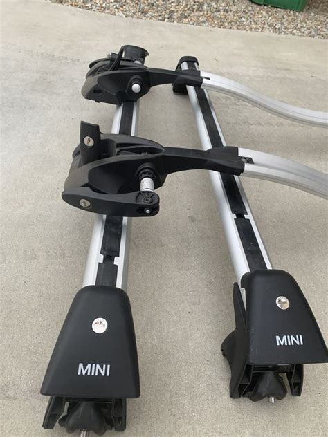 Mini countryman raised siderails 2017, slim fork roof mount bike rack by inno®. MINI COOPER COUNTRYMAN ROOF RACK WITH LOCKING BIKE RACK ...