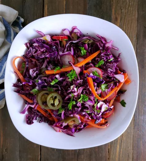 Mexican Red Cabbage Slaw Frugal Hausfrau