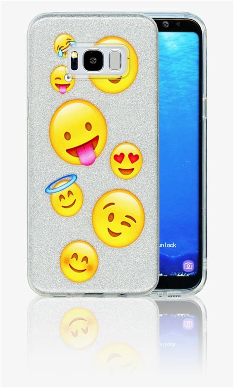 Samsung Galaxy S8 Plus Mm Emoji Glitter Hybrid Smiley Transparent Png