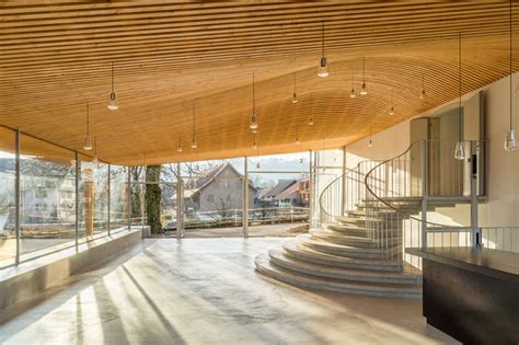Gian Salis Adds Light Filled Foyer To Historic Church In Switzerland