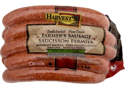 Double Smoked Farmers Sausage 15kg Harvest Meats