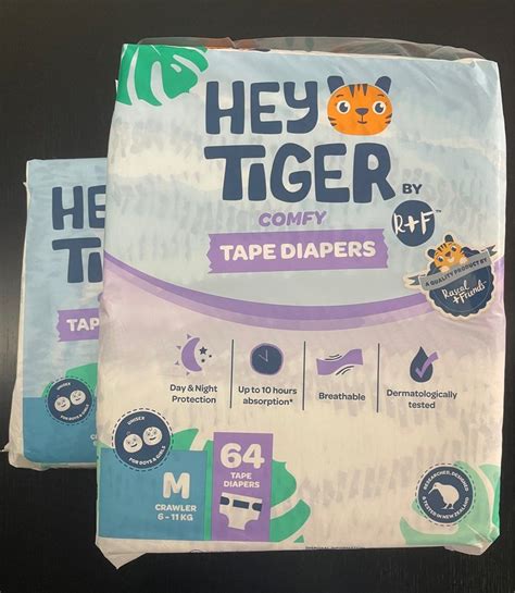Hey Tiger Diapers Medium On Carousell
