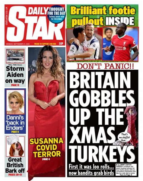 Daily Star Front Page 21st Of September 2020 Tomorrows Papers Today