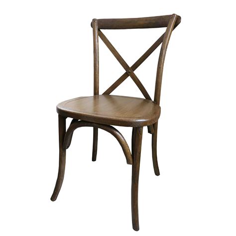 All event furniture available for sale. Cross Back Wood Chairs - Party and Wedding Rentals for ...