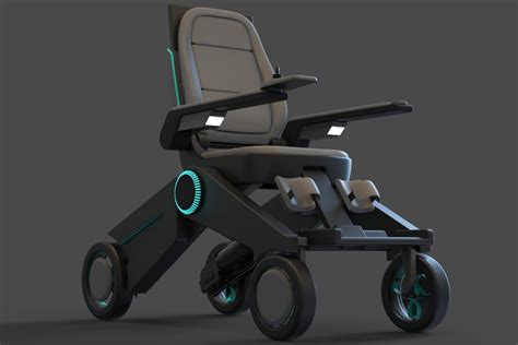This Foldable Wheelchair Comes With A Height Adjustable Function