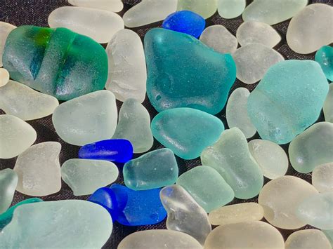 Sea Glass For Jewelry Blue Sea Glass Of Hawaii Aqua Teal Bottle