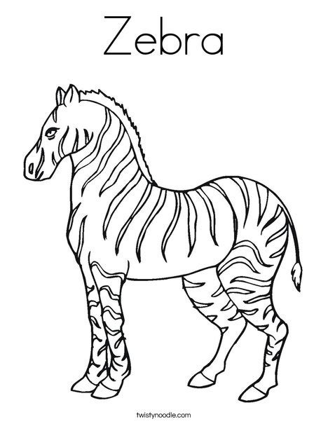We have collected 38+ baby zebra coloring page images of various designs for you to color. Zebra Coloring Page - Twisty Noodle