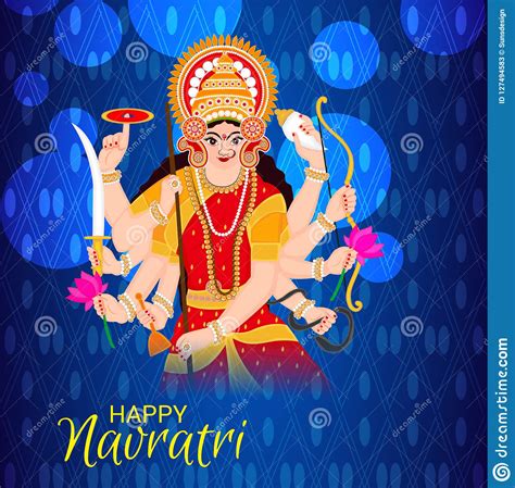 Happy Navratri Celebration Stock Illustration Illustration Of Creative Celebration 127494583
