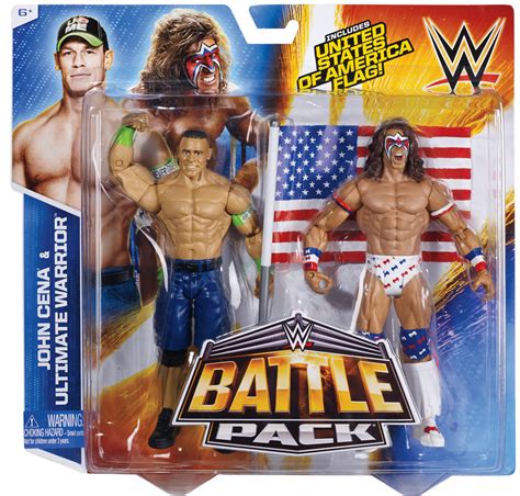 Wwe Ultimate Warrior And John Cena Battle Packs 31 Toy Wrestling Action