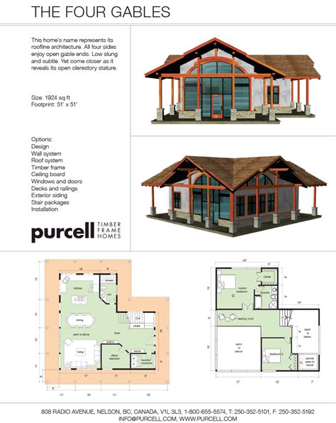 Purcell Timber Frames The Precrafted Home Company The Four Gables