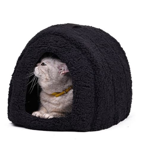 Arch Shaped Enclosed Cat Bed Cat Bed Designer Cat Beds Cat House