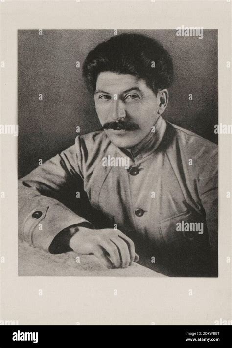 Retro Photo Of Joseph Stalin Joseph Stalin 1878 1953 A Georgian