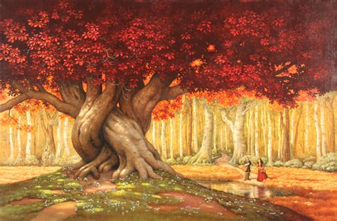 It is published in julie's yoga meditations book and is on the cd included with the book. The Enchanted Wood: In the Center of the Clearing Stood a ...