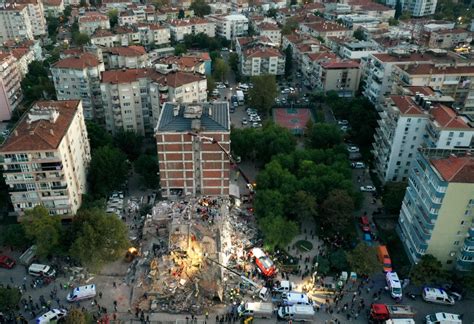 The earthquake was the seventh in a series of earthquakes migrating westwards. Izmir earthquake lowered tension with France, Greece - Yetkin Report