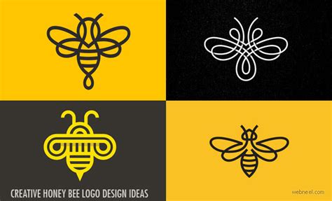 25 Creative Honey Bee Logo Design Ideas From Top Designers