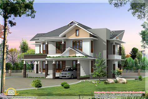 Double Storey Home Design 2850 Sq Ft Kerala House Des