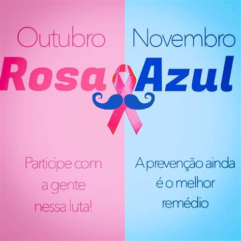 Frase Outubro Rosa E Novembro Azul