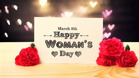 International women's day is a time for recognising women's achievements and pushing for gender equality. Happy Womans Day 4K Wallpapers | HD Wallpapers | ID #19856