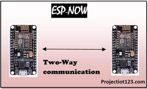 Getting Started With Esp Now Esp With Arduino Ide