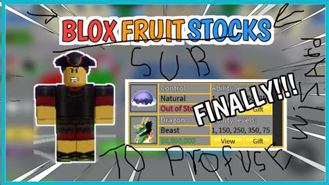 Roblox Blox Fruits Stock 247 Live Spike Fruit And More On Blox Fruits