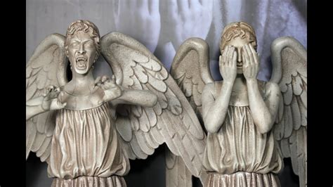 Doctor Who Weeping Angels Big Chief Studio Figures Review Youtube