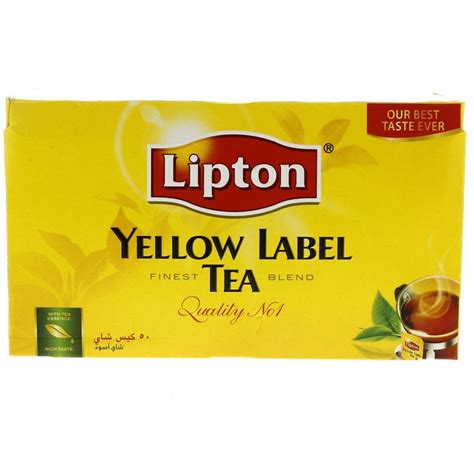 Lipton Yellow Label Tea 50 Bags Mercatco