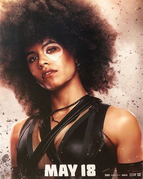 Zazie Beetzs Domino Showcased With New Deadpool 2 Poster And Tv Spot