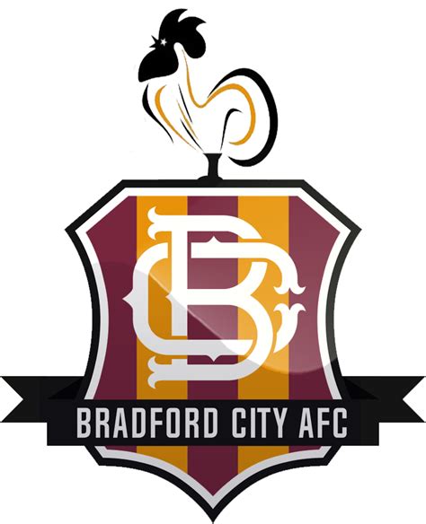 Bradford City Bradford City British Football Football Team Logos