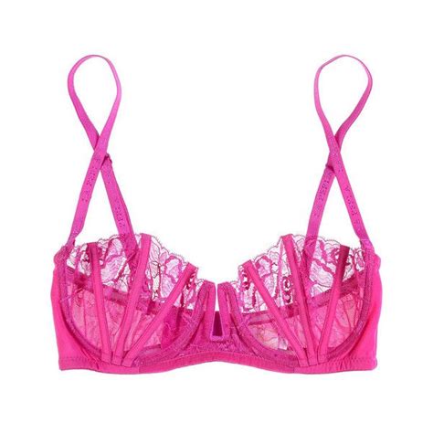 La Perla Indomitable Lace Bra 84 Liked On Polyvore Pink Lace Bra