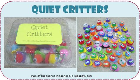 Eslefl Preschool Teachers Quiet Critters Quiet Critters Preschool