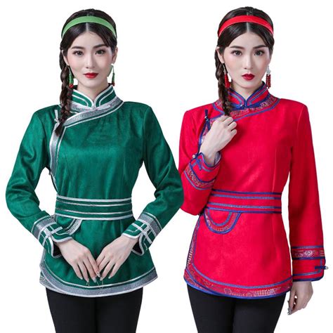 Traditional Mongolian Clothing For Women Tang Suit National Style