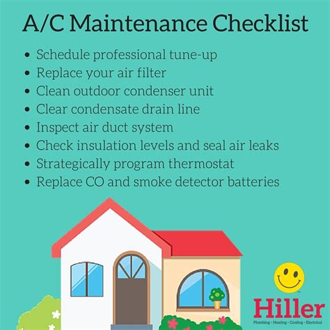 Air Conditioner Maintenance Schedule Preventative Maintenance