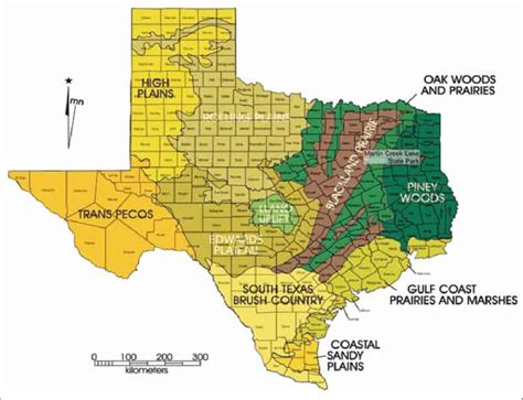 Physiographic Regions Of Texas Download Scientific Di