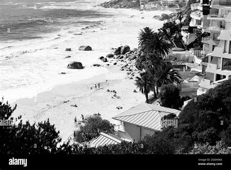 Cape Town South Africa Jan 05 2021 A View Of Clifton Beach And
