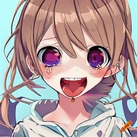 Anime Girl With A Creepy Smile