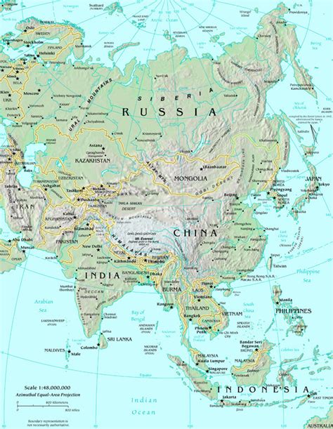 Free vector maps of africa & the middle east. Map of Asia map, Asia Atlas
