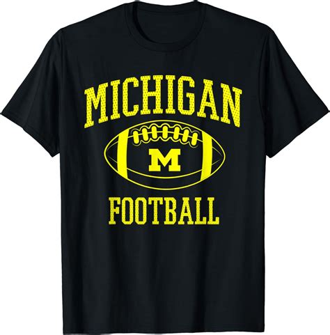 Michigan Football T Shirt Uk Clothing