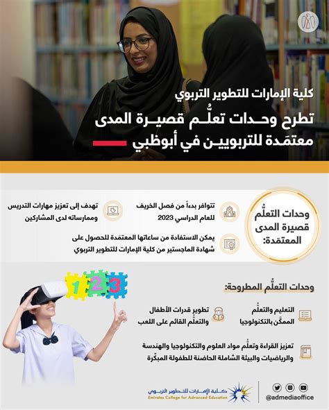 مكتب أبوظبي الإعلامي on twitter كلية الإمارات للتطوير التربوي تطرح وحدات تعلُّم قصيرة المدى