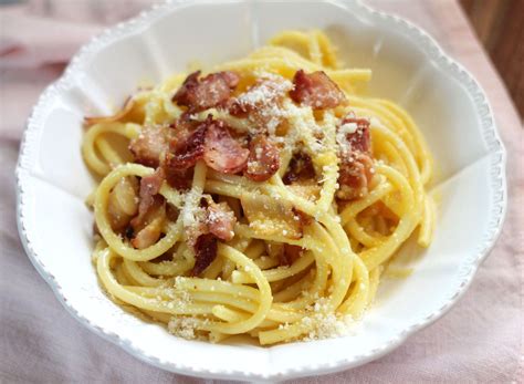 Pâtes à la carbonara la vraie recette